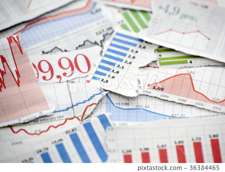 Financial charts from newspapers Financial charts from newspapers 36384465