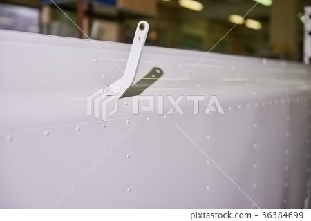 White steel with rivets. White steel with rivets. 36384699