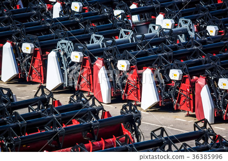 New combine headers stored on plant 36385996