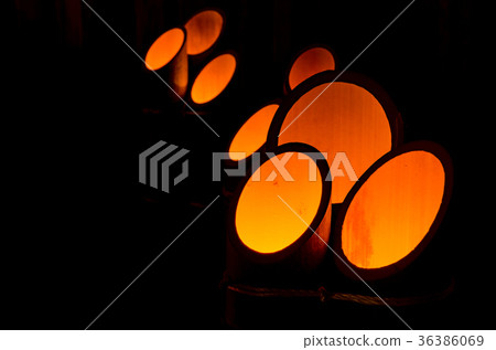 Hotaka Shrine Divine Bamboo Lantern 36386069