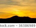 sunset at moutain 36386989