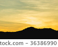 sunset at moutain 36386990