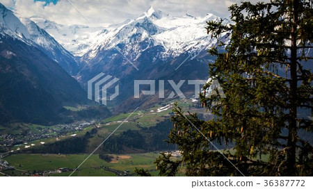 snow disappearing in Austrian Alps snow disappearing in Austrian Alps 36387772
