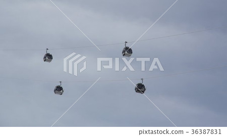 Lift in austrian ski resort 36387831