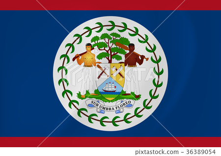 Belize waving flag Belize waving flag 36389054