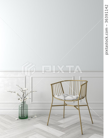 Interior modern design room 3D illustration Interior modern design room 3D illustration 36391142
