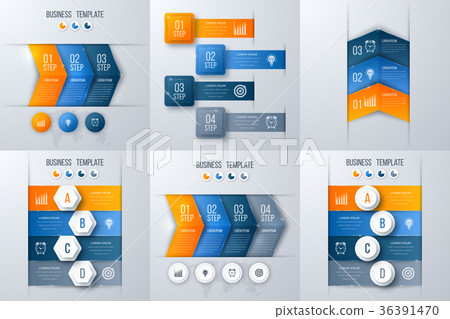 Set with infographics 36391470