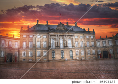 Royal Amalienborg Palace in Copenhagen Royal Amalienborg Palace in Copenhagen 36393381