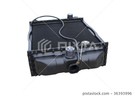Car Radiator on a white background Car Radiator on a white background 36393996