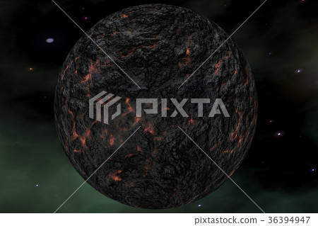Planet in Outer Space Galaxy 36394947