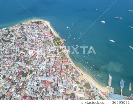 Aerial view Stone Town 36395051