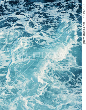 The turquoise sea water texture 36397105