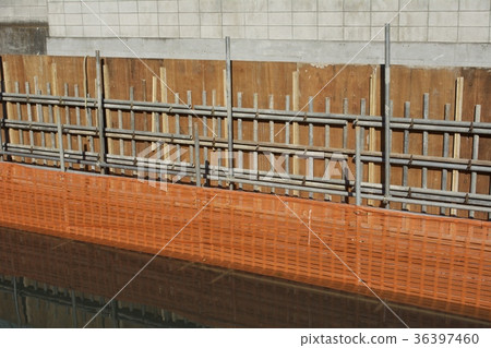Seawall construction 36397460