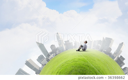 Green eco planet 36398662