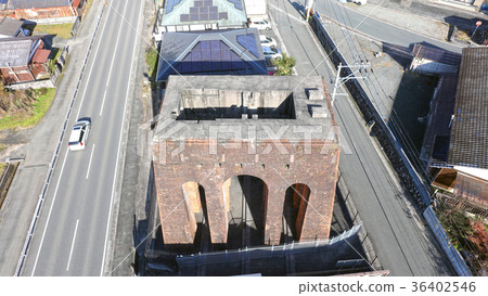 Fukuoka prefecture Iizuka-shi coal mine, hoist machine base (old Honami-cho) 36402546