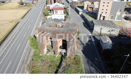 Fukuoka prefecture Iizuka-shi coal mine, hoist machine base (old Honami-cho) 36402547