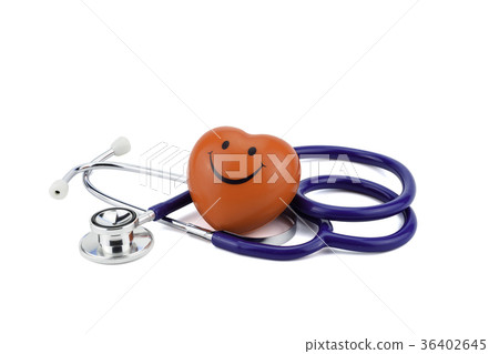 Healthy heart concept, heart shape and stethoscope Healthy heart concept, heart shape and stethoscope 36402645