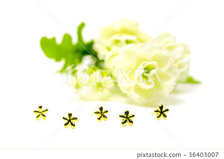 Gold pendant cameo earring jewelry with flowers 36403007