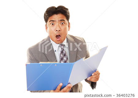 商人帶著驚訝的表情 商人帶著驚訝的表情 36403276