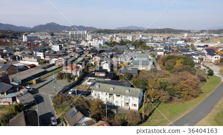 Aerial From Iizuka City, Fukuoka Pref. 36404163