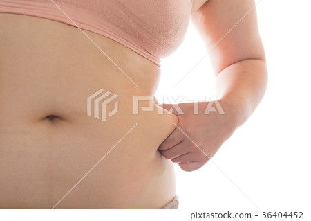 Middle-aged women's stomach 36404452