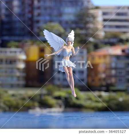 逗人喜愛的天使神仙的童話perming3DCG例證材料 逗人喜愛的天使神仙的童話perming3DCG例證材料 36405327