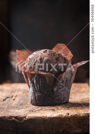 Homemade chocolate muffin 36406666
