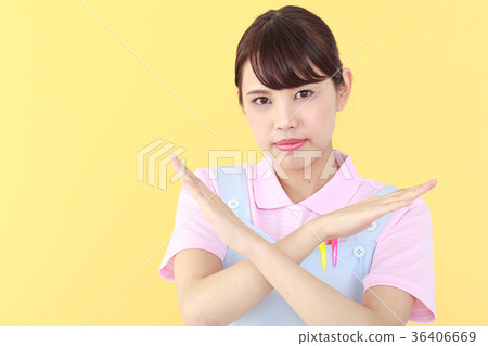 做姿態的少婦幫手幼兒園老師 36406669