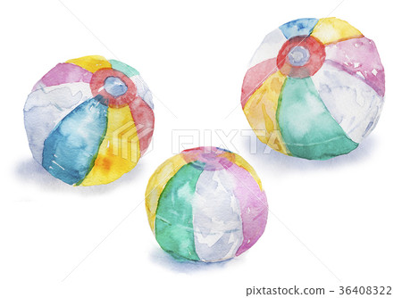 紙氣球水彩插圖 36408322