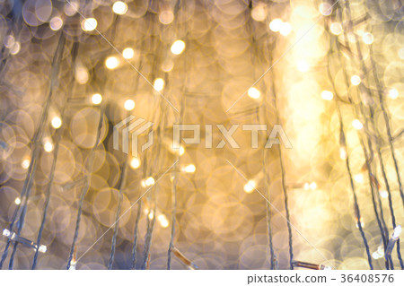 LED light on christmas tree 36408576