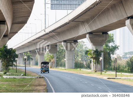 Auto tricycle taxi (tuktuk). 36408846
