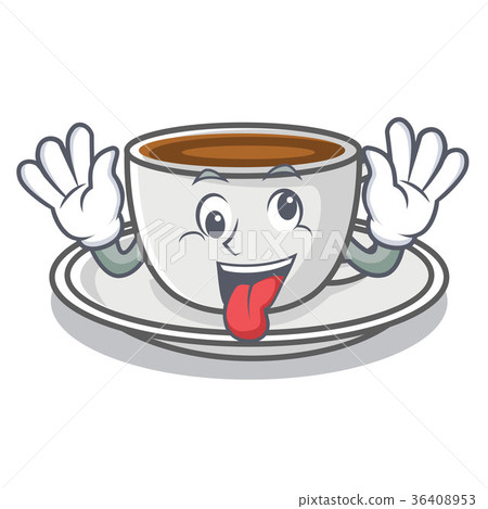Crazy coffee character cartoon style 36408953