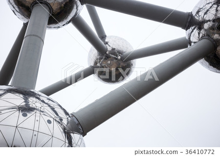 Atomium model of an iron molecule Brussels Belgium 36410772
