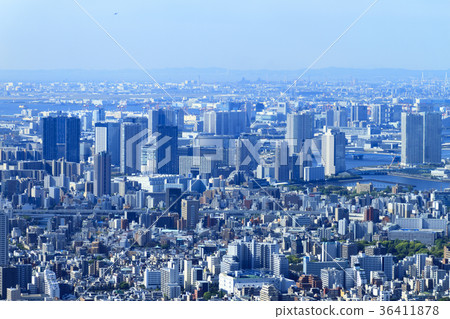 城市風景（東京，海濱地區，初夏） 36411878