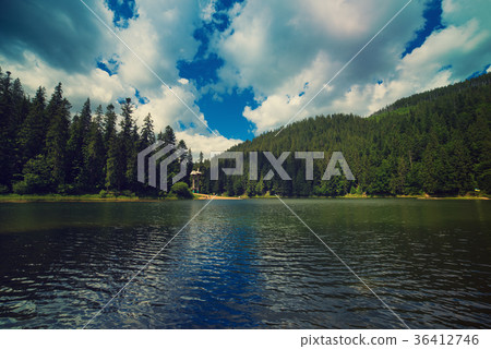 Carpathian mountain lake Carpathian mountain lake 36412746