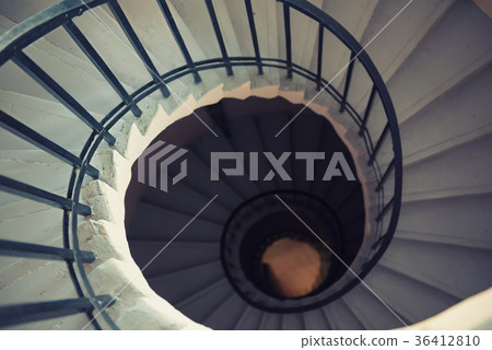 Spiral staircase view 36412810