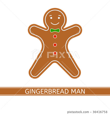 Gingerbread Man Isolated Gingerbread Man Isolated 36416758