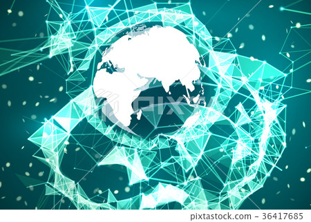 Global network connection background. Global network connection background. 36417685