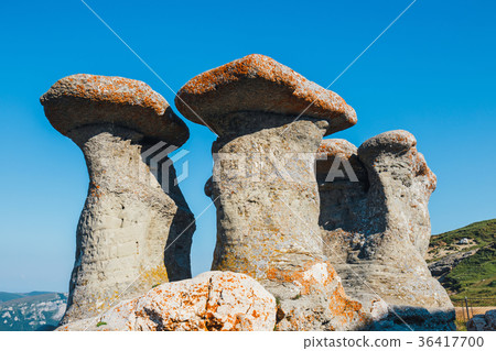 Geomorphologic rocky structures, Bucegi Mountains Geomorphologic rocky structures, Bucegi Mountains 36417700