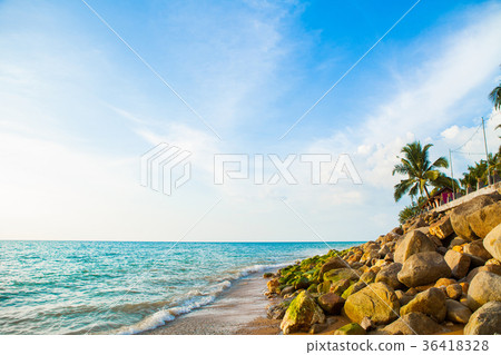 beautiful tropical beach of Khao Lak in Thailand 36418328
