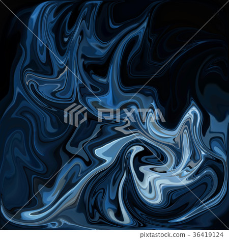 Blue Digital Acrylic Color Swirl Blue Digital Acrylic Color Swirl 36419124