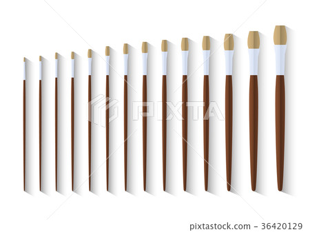 long filbert artist paint brush stationary flat de long filbert artist paint brush stationary flat de 36420129