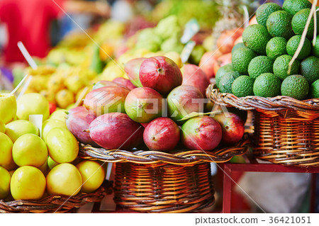 Exotic fruits on farmer market Exotic fruits on farmer market 36421051