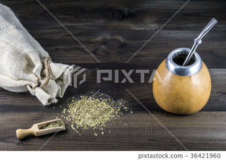 Traditional Argentina Yerba Mate Tea Stock Image - Image of