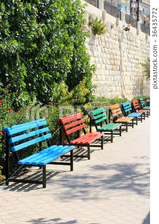 Colorful bench Colorful bench 36435772