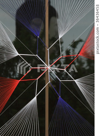 Crochet on the window 36436458