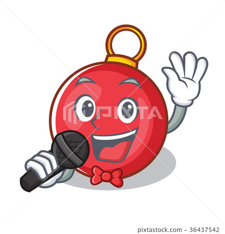 singing christmas ball