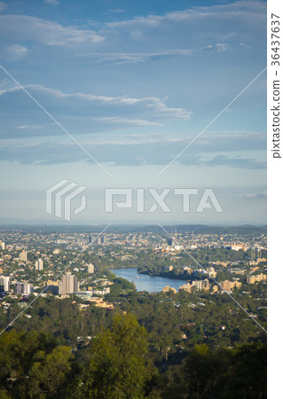 View of Brisbane from Mount Coot-tha 36437637