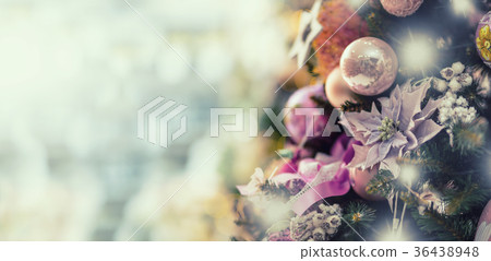 Beautiful christmas tree home resaurant or shop. Beautiful christmas tree home resaurant or shop. 36438948