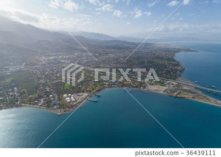 aerial view of the Charilaos Trikoupis bridge Rio aerial view of the Charilaos Trikoupis bridge Rio 36439111
